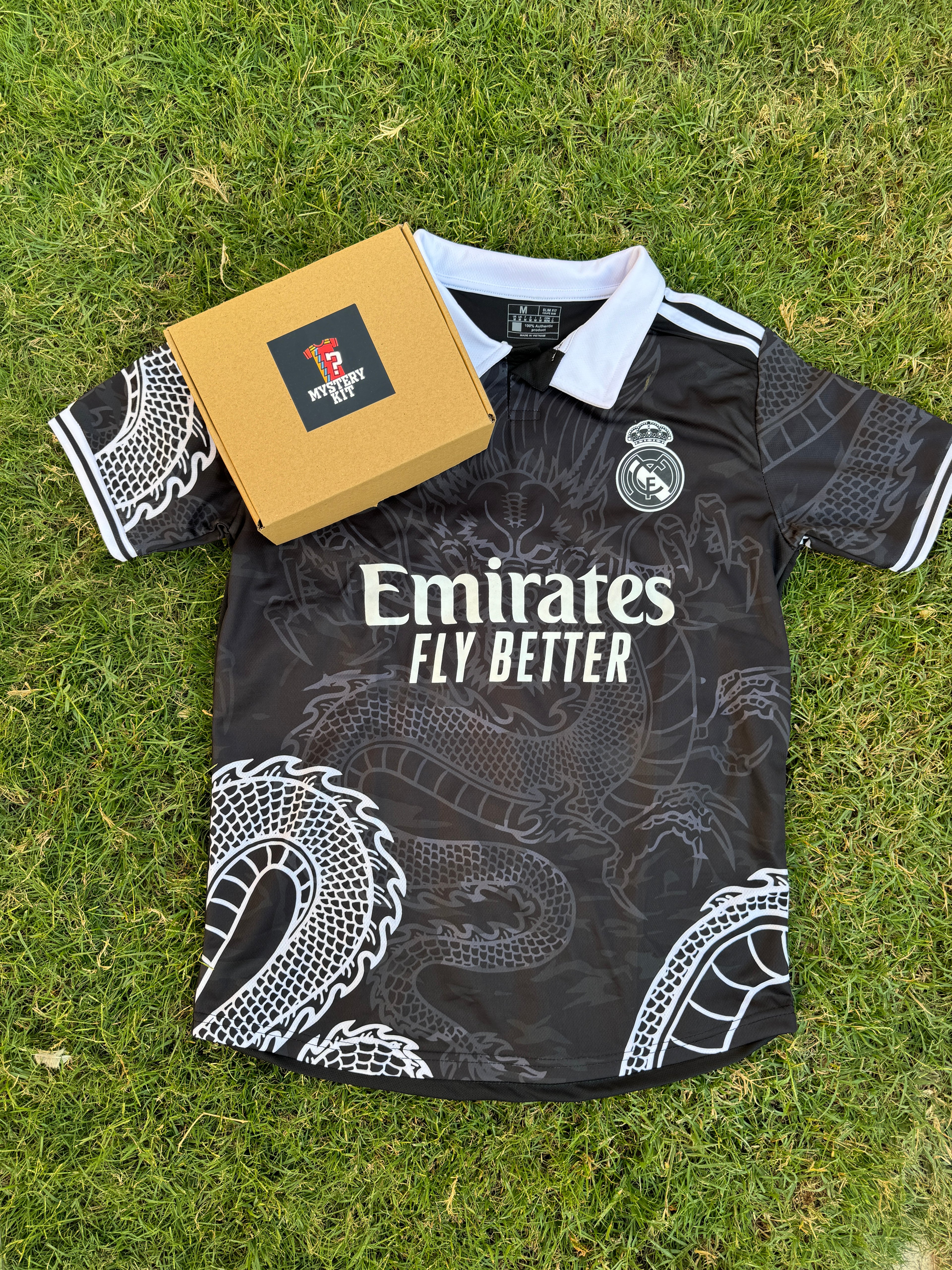 Real Madrid Concept Black Dragon Jersey